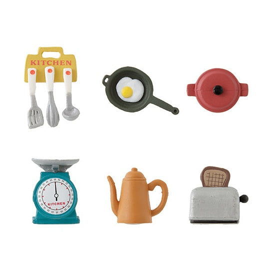Midori 3D Kitchen Fridge Magnets, Set of 6 | Minimaru