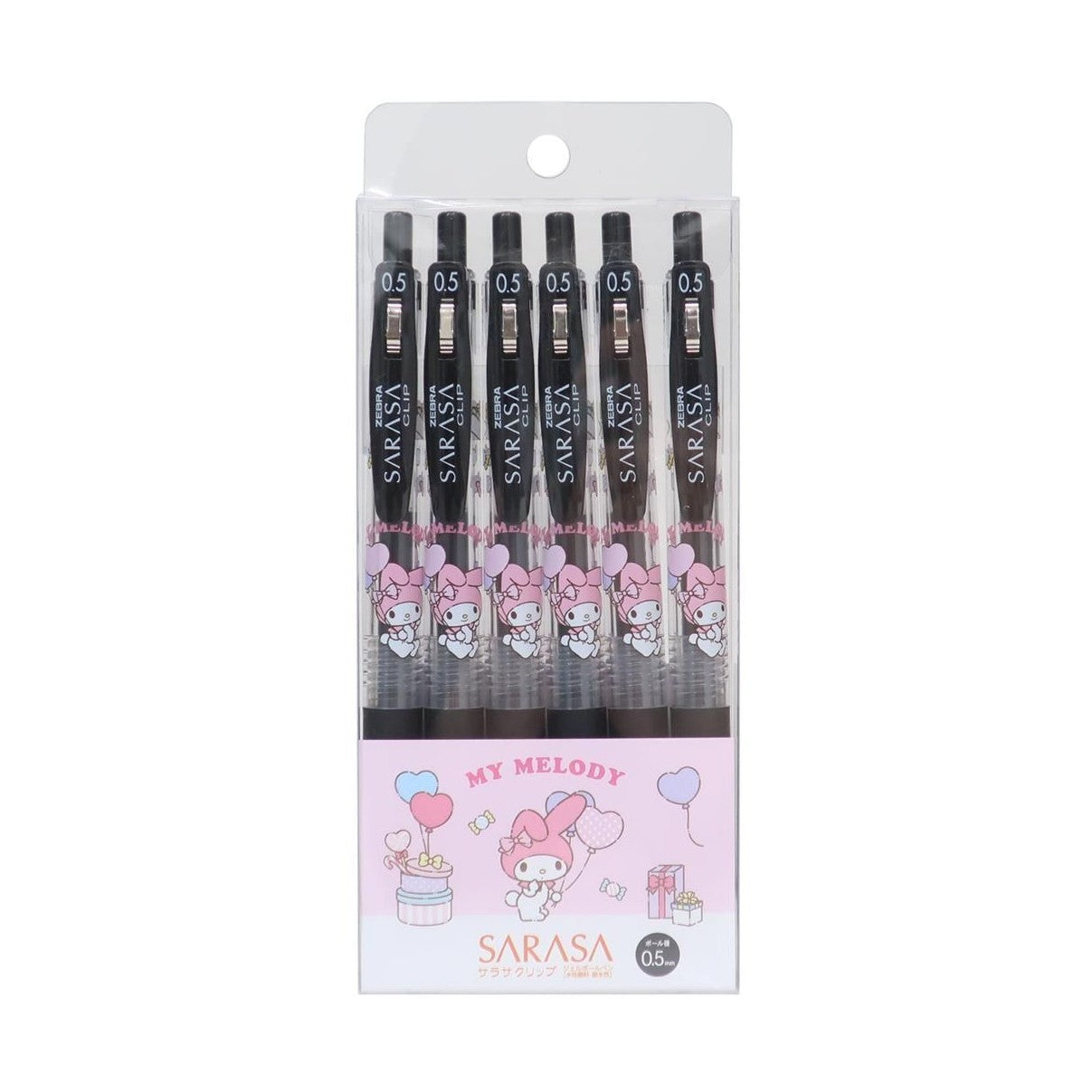 Zebra Sarasa My Melody Gel Pen 6P | Made in Japan – MINIMARU