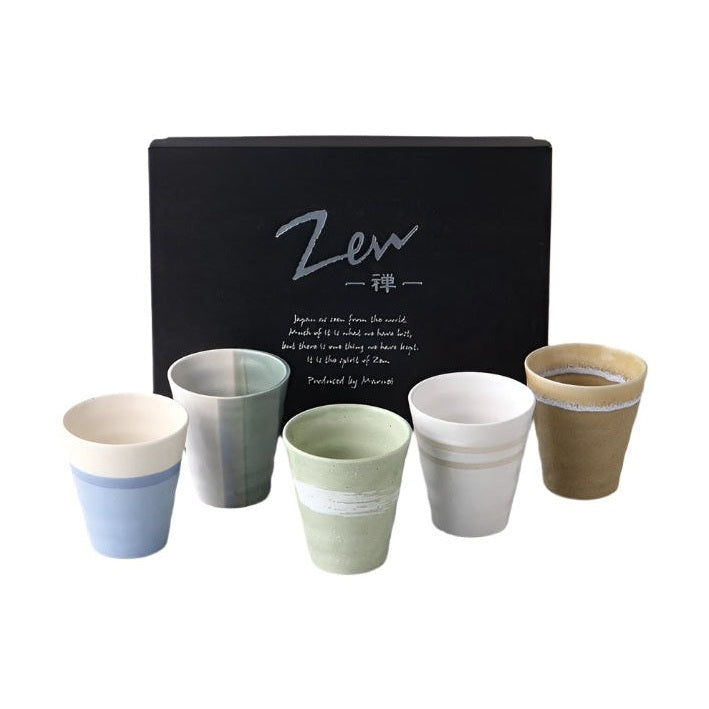 Zen Bright Tall Cup Set 5P | Minimaru – MINIMARU