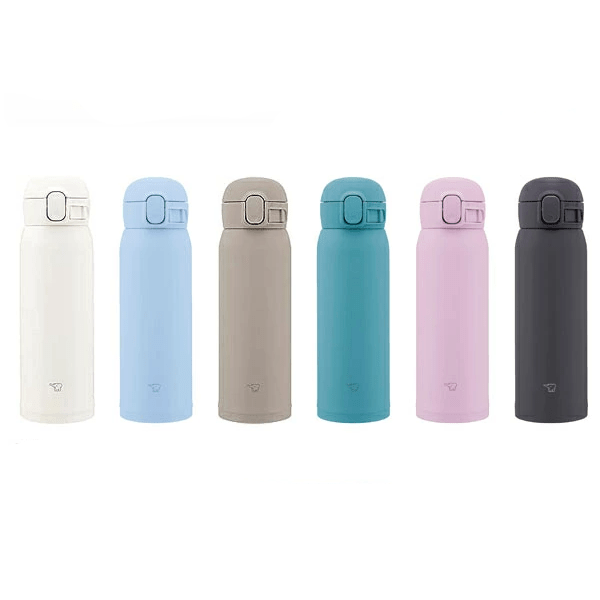 ZOJIRUSHI Water Bottle One-Touch Open Stainless Steel Mug 360ml Blue SM