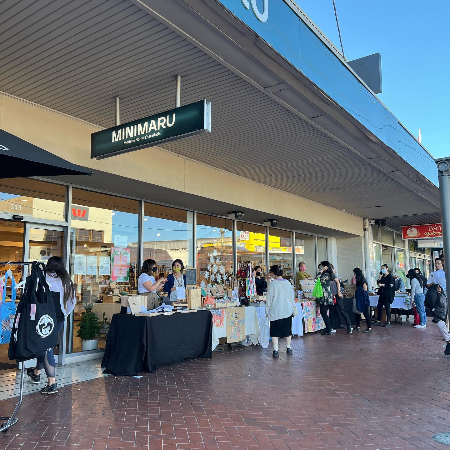 Mini Marketo outside Minimaru in Clayton