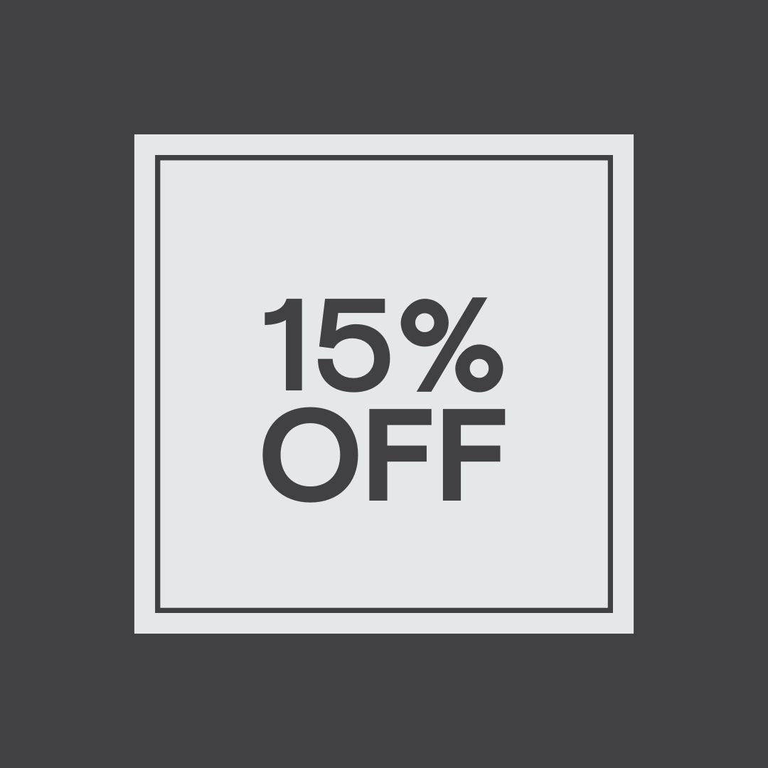 Black Friday 15% OFF