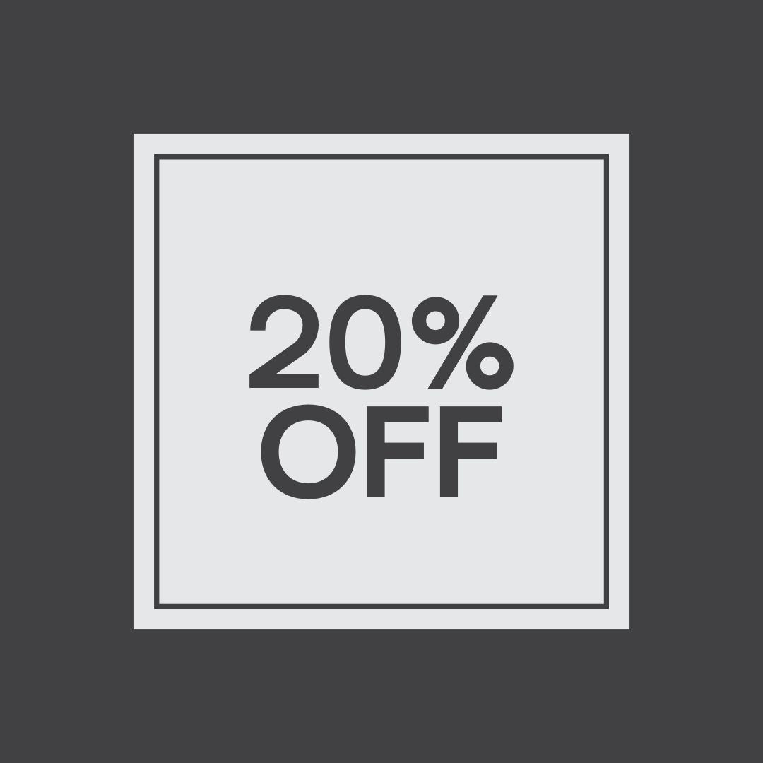 Black Friday 20% OFF