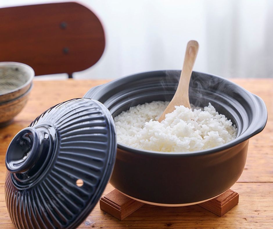 Ginpo Kikka Rice Multi Clay Pot 1.1L Size 2 – MINIMARU