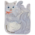 Greeting Life Birthday Cat Card - Grey Cat