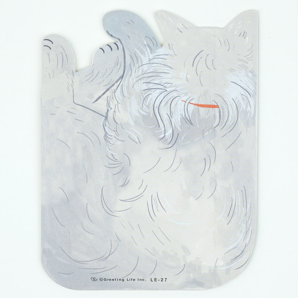 Greeting Life Birthday Cat Card - Grey Cat
