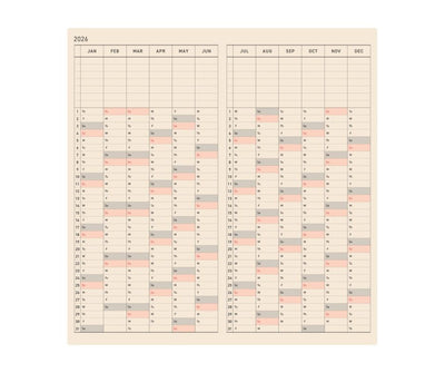 Hobonichi Techo Weeks 2026 - Our Tamagotchi - Desk Gems