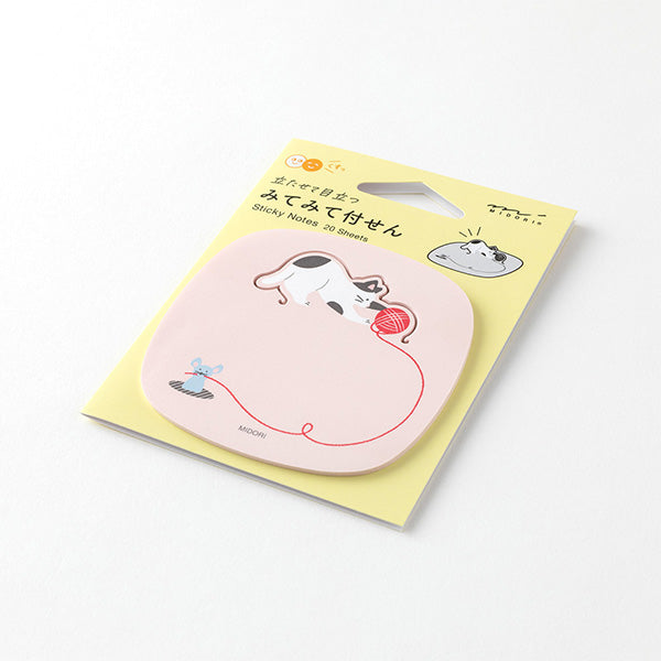 Midori Sticky Notes Pop-up Cat