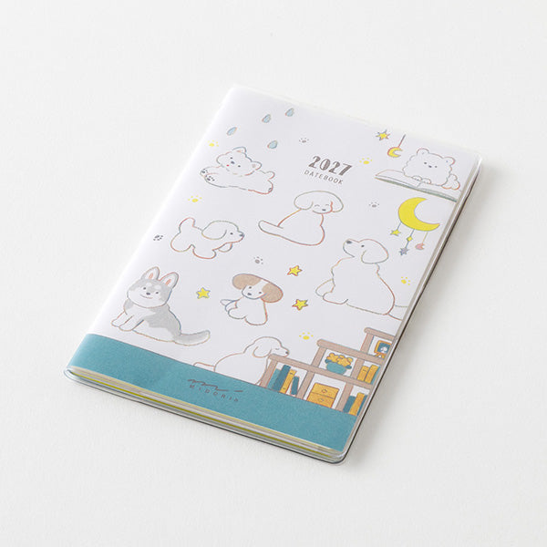 Midori Pocket Diary Mini Dog 2027