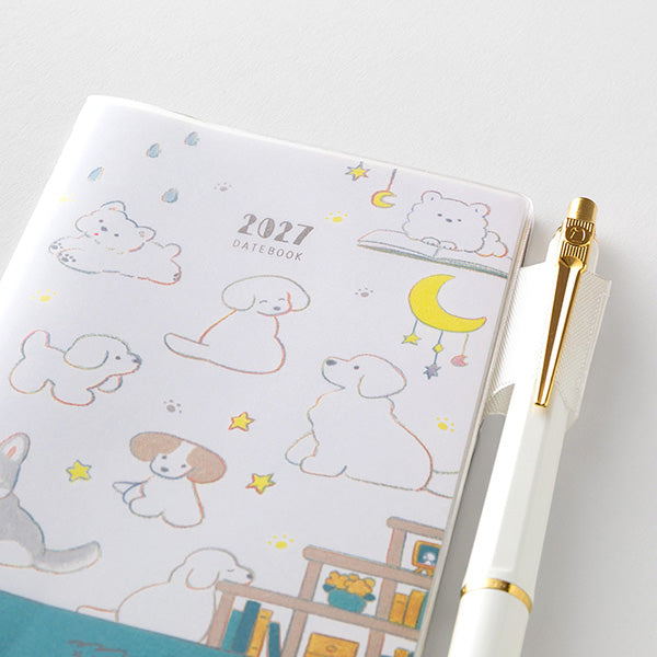 Midori Pocket Diary Mini Dog 2027