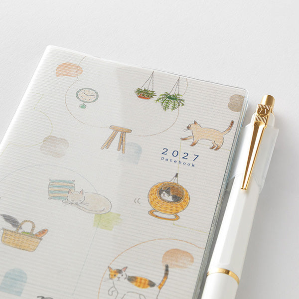 Midori Pocket Diary Mini Cat 2027