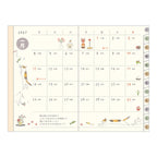 Midori Pocket Diary Mini Cat 2027