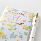 Midori Pocket Diary Mini Country Time Flower 2027