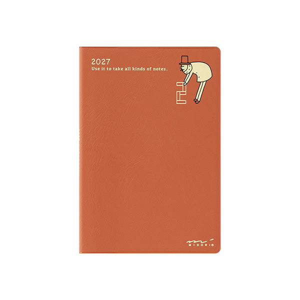 Midori Pocket Diary Mini Ojisan 2027