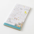 Midori Pocket Diary B6 Slim Dog 2027