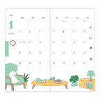 Midori Pocket Diary B6 Slim Dog 2027