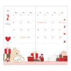 Midori Pocket Diary B6 Slim Dog 2027