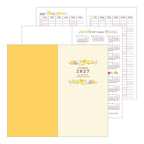 Midori Pocket Diary B6 Slim Country Time Flower 2027
