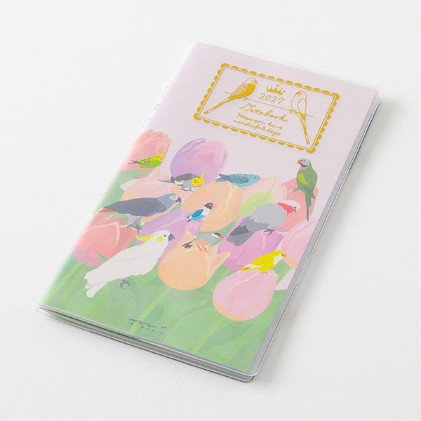 Midori Pocket Diary B6 Slim Bird 2027