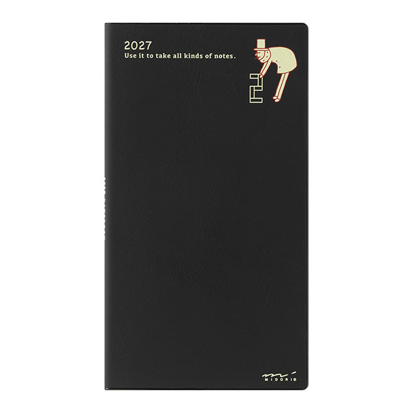 Midori Pocket Diary B6 Slim Ojisan 2027