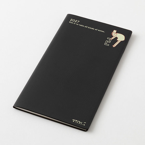 Midori Pocket Diary B6 Slim Ojisan 2027