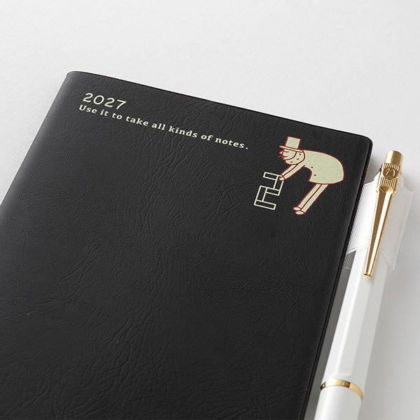 Midori Pocket Diary B6 Slim Ojisan 2027