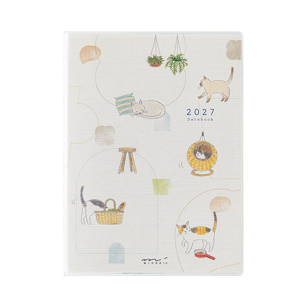 Midori Pocket Diary A6 Cat 2027
