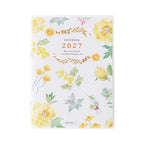 Midori Pocket Diary A6 Country Time Flower 2027
