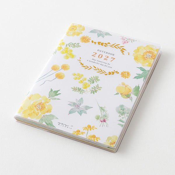Midori Pocket Diary A6 Country Time Flower 2027