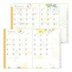 Midori Pocket Diary A6 Country Time Flower 2027