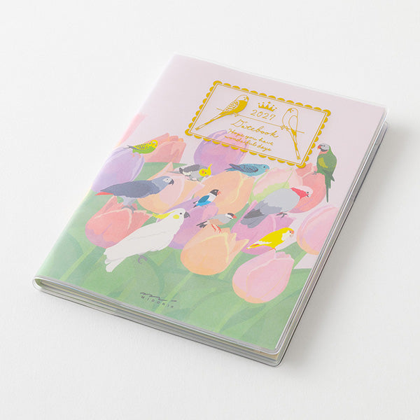 Midori Pocket Diary A6 Bird 2027