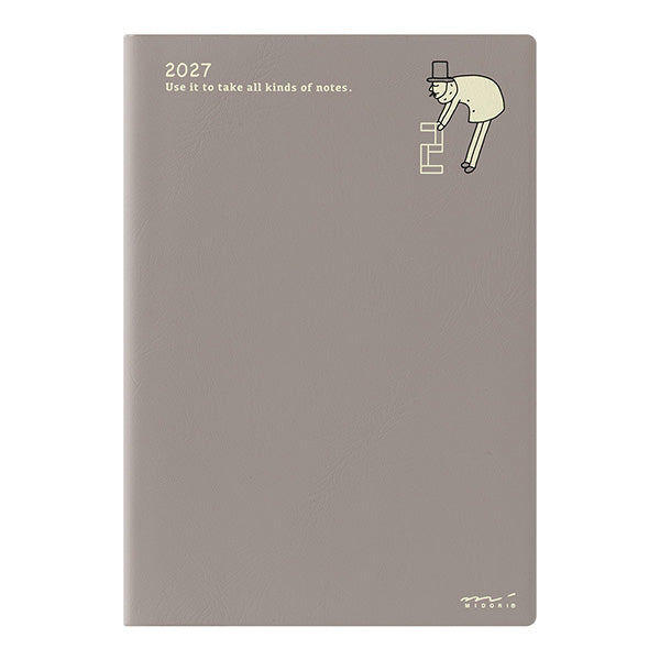 Midori Pocket Diary B6 Ojisan 2027
