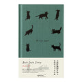 Midori Book Style Diary B6 Variant Cat Green 2027
