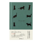 Midori Book Style Diary B6 Variant Cat Green 2027