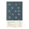 Midori Book Style Diary B6 Variant Dog Navy 2027