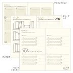 Midori Book Style Diary B6 Variant Dog Navy 2027