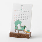 Midori Stand Calendar Dog 2027