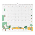 Midori Calendar Wall-Hanging L Dog 2027