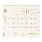 Midori Calendar Wall-Hanging L Cat 2027