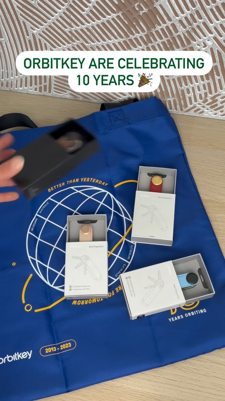 @orbitkey have hit double digits! To celebrate, you’ll receive a limited edition