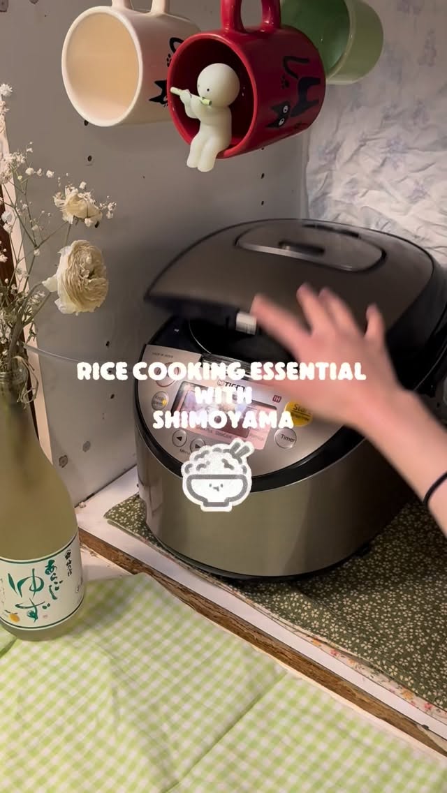 My current rice setup 🍙 These Shimoyama pieces that make the whole process way e