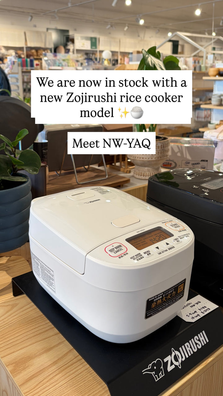 We are now in stock with a new Zojirushi rice cooker model ✨🍚 Meet NW-YAQ