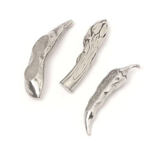 Aika Tin Vegetable Chopstick Rest - Edamame