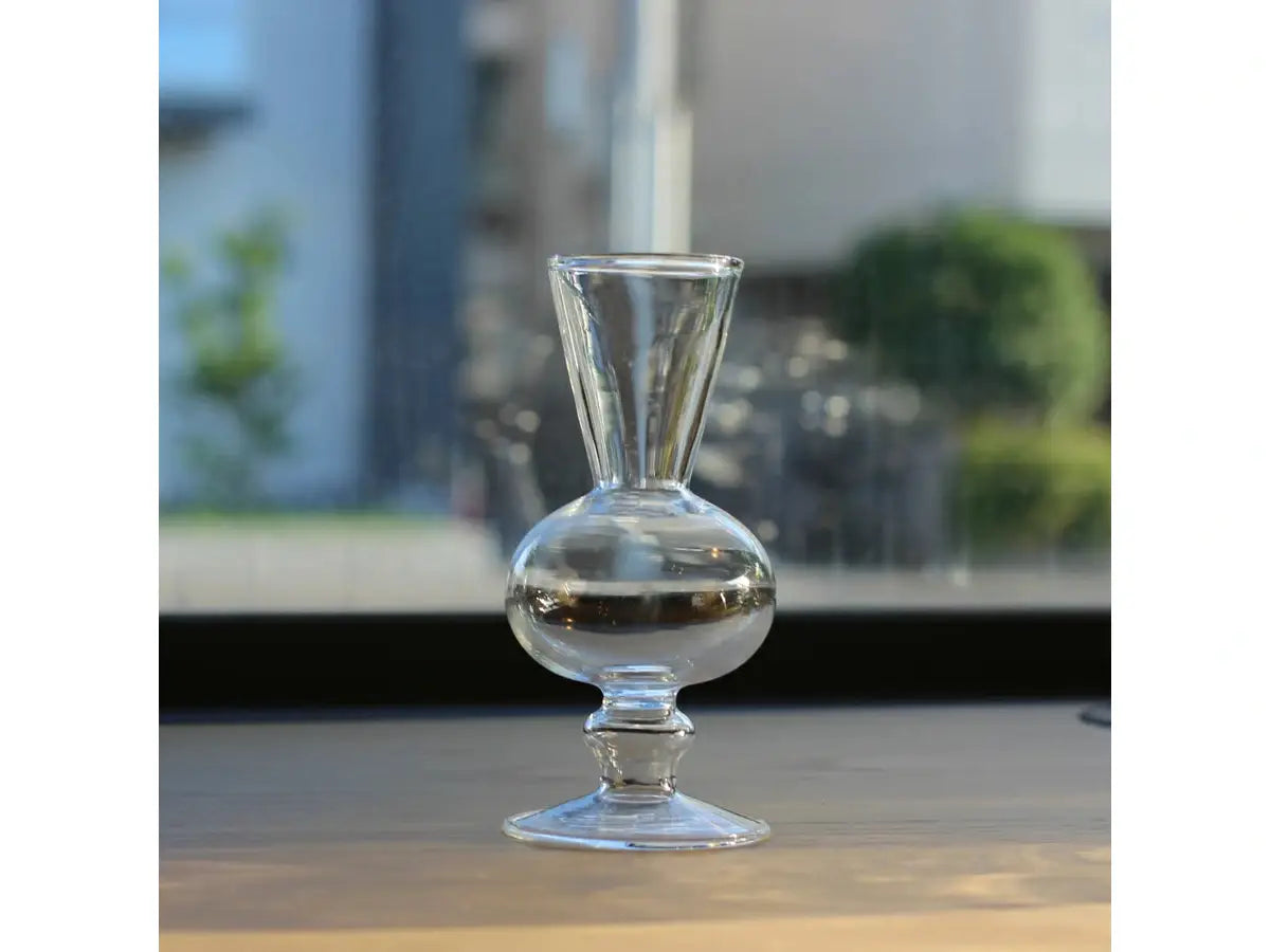 Amabro Art Deco Mini Flower Vase Clear