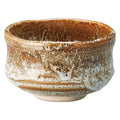 Ameyu Brown White Matcha Bowl