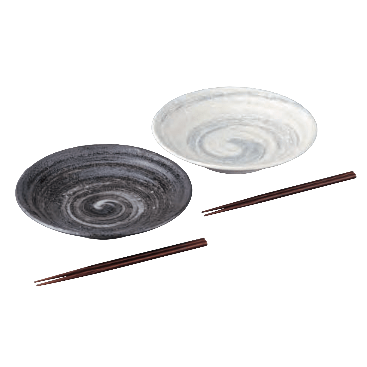 Arabori Swirl Plate 2P Set