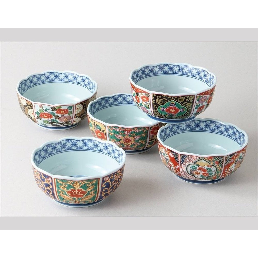 Aritayaki Rimmed Small Bowl 5P Set