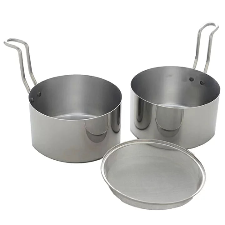 Arnest Stainless Steel Tempura Deep Frying Pot Set 14cm