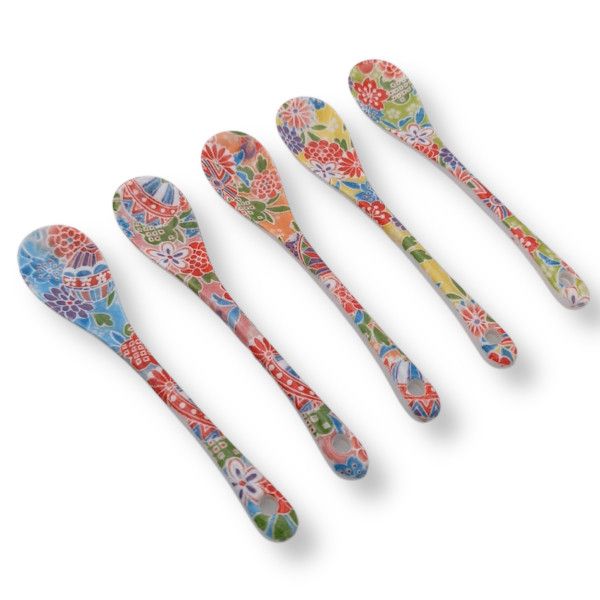 Awasaka Miyabi Yuzen Spoon 5pcs