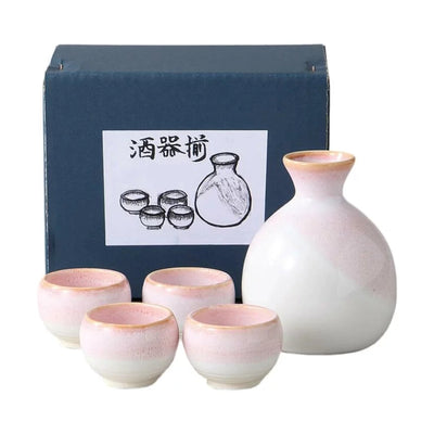 Heian Sakura Sake Cup Set 3pc | Minimaru